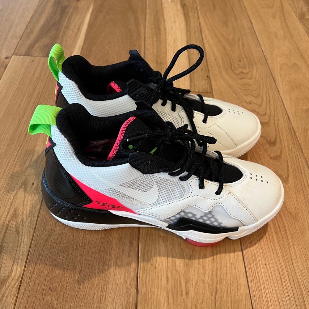 Nike Air Jordan Zoom 92 Sail Flash Crimson Electric Green CK9183-100 Mens Size 7